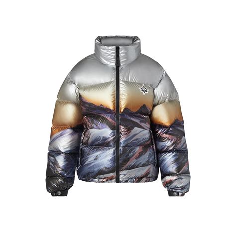 louis vuitton reflective puffer jacket|Louis Vuitton fuzzy jacket.